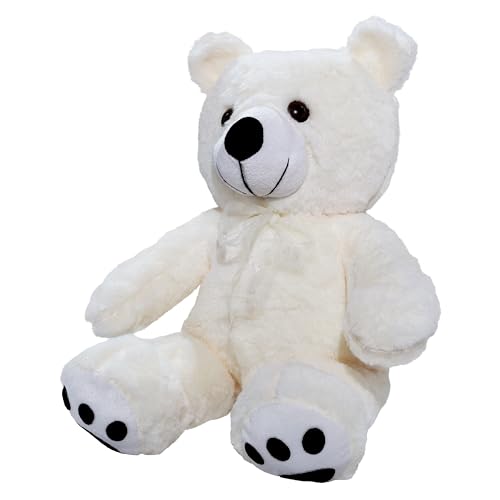 Image of Soft Teddy Bear 20 Inch (50 cm) - Adorable Huggable Plush Toy for Kids, Girls & Couples | Stuffed Animal Gift for Birthday, Valentine's Day & Home Decor Cream Color