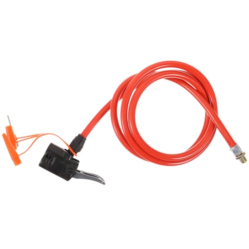 ROMISBABA 防凍設計バイクポンプホース 製耐久メタルヘッド付き 自転車用インフレーター接続パイプ 再利用可能で多機種対応 ヤ空気入れ用 用