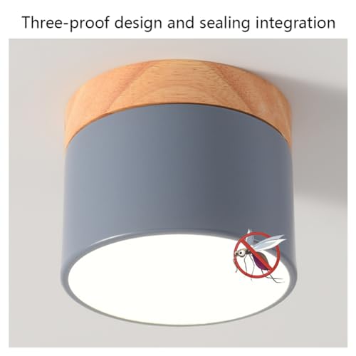 Luz blanca cálida regulable en este foco LED de techo con acabado texturizado 4