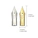 4x Wings Fountain Pen Nibs Replacement Spare Nib Perfectly For Pilot Pen 78G 88G (Silver Fine Nib x 4)