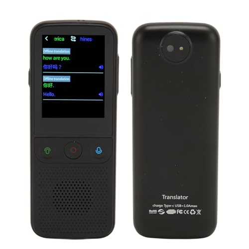 Traductor de idiomas portátil para entenderse en el extranjero con pantalla táctil WiFi