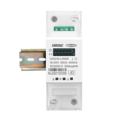 Medidor de energía monofásico multifunción de alta resistencia 65A 2