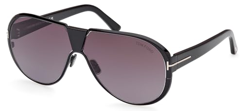 Tom Ford VINCENZO FT 1072 BLACK/SMOKE SHADED 64/7/145 men Sunglasses