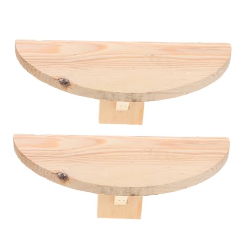 ifundom 2pcs Bird Perch Stand: Cage Wooden Pigeon Rest Stand Bird Platform Perch for Parrots Wood Birdcage Accessories for Small Birds and Pets