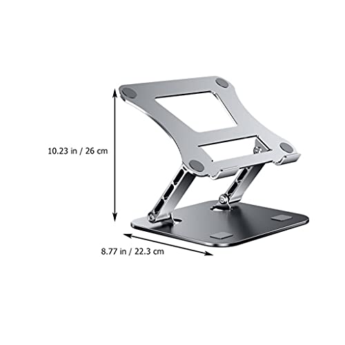 Réglable porte-ordinateur portable pliable robuste pour bureau fixe - 6