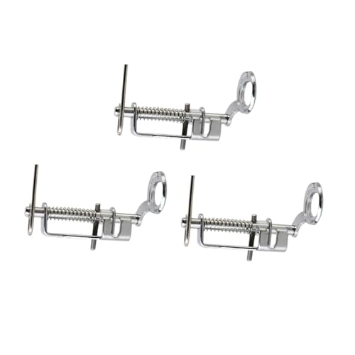 Set de 3 pies prensatelas metálicos para máquina de coser