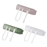 3 PCS Contact Lens Applicator and Remover Tool Kit, Contact Lens Remover, Portable Suction Cup Inserter for Soft Lenses with Storage Case (Pink, White, Green)