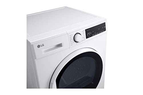 LG RH80T2AP6RM wasdroger, 8 kg, warmtepomp en voorlader, droger LG Serie 100, 65 dB, Express droogprogramma, bespaart energie en tijd, wit - Image 4