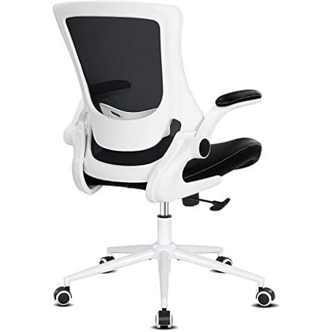 Misolant Desk Chair, Ergonomic Office Chair, Mesh Office Chair with Adjustable Lumbar Support and Height, Mid Back Ergonomic Desk Chair Comfortable Office Chair Cover
