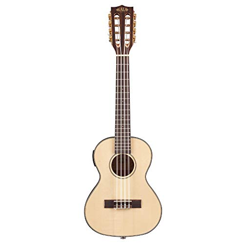 KALA KA-S8E Ukulélé à 8 string avec EQ & Bag - Les Beatles, Paul McCartney, John Lennon, RIngo Starr, George Harrison KALA KA-S8E Ukulélé à 8 string avec EQ & Bag