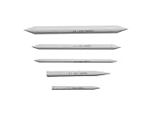 Papierwischer Set Estompen Tortillons verschiedene Durchmesser, 5 Stück