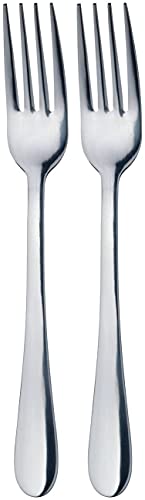 Maestro Craft Pack of 6 Stainless Steel Small Fork, Tableware for Dessert Tea Cake Forks Salad Forks, Silverware Cutlery Set, Mirror Polishing, Dishwasher Safe 15cm