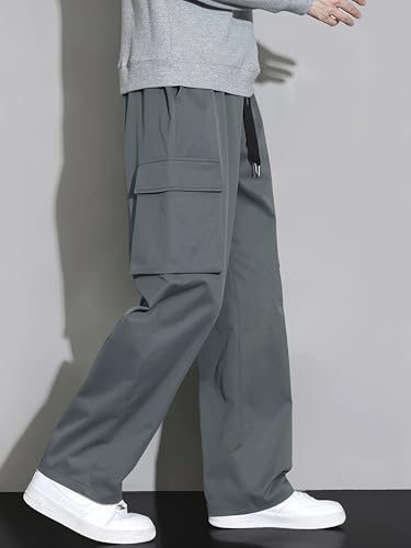 Image of Lymio Cargo for Men || Cotton Cargo Pant || Drawstring Waist Pant (Also Available in Plus Sizes) (133-136)