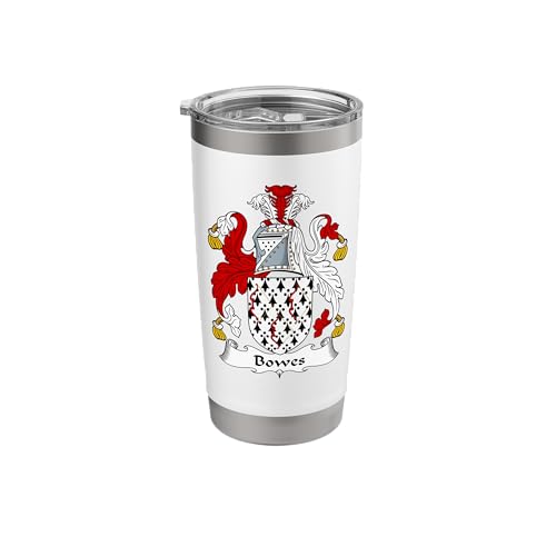 Bowes Coat of Arms - Family Crest Stainless Steel Insulated Tumbler
