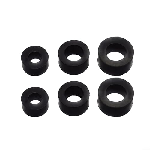 Zilimontt 904-497 Kit de joints de tuyau d'alimentation et de retour de carburant d'injection de carburant, ensemble de joints en caoutchouc, compatible avec //E-350 Super Duty 1999-2003, pour