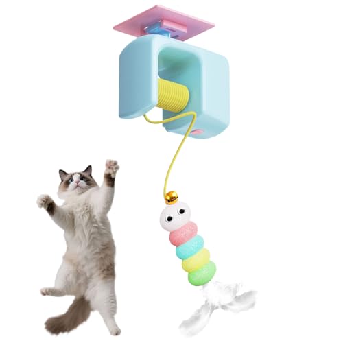 Generico Giocattolo Da Porta Per Gatti | Elettrici per Rincorrere Gattini,Tiragraffi Interattivo per Gattini,per Proprietari di Animali Domestici Appassionati Addestratori Casa