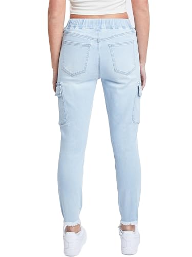 YMI Women's Skinny Cargo Jeans3
