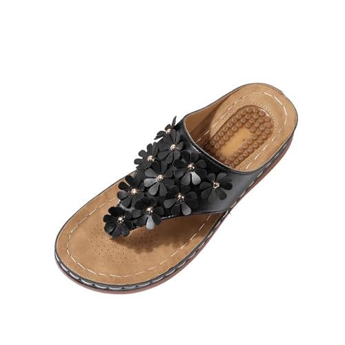 Pantoufles compensées bout ouvert éliminez la fatigue des pieds nus sur carrelage