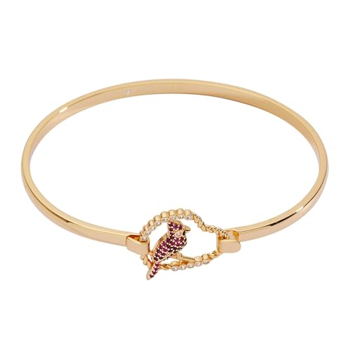 ALEX AND ANI Cardinal Bracelet for Women - Enamel Charm with Ruby Crystals Cardinal Jewelry for Women Symbol of Devotion & Loving Relationships