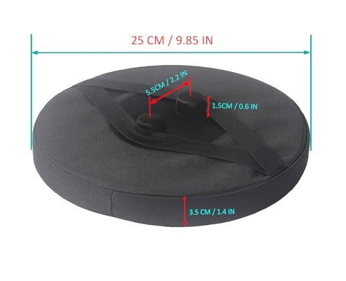 Image of Seat Cushion for Telescopic Stools Collapsible Chair Pads Fit Standard 9.85IN Round Retractable Folding Stools (Cushion Only)