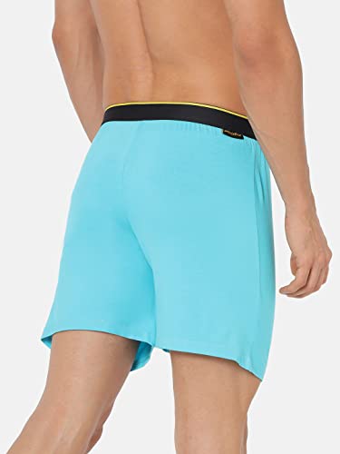 Image of Bummer Men's Modal Boxers (Pack of 1) (BOAQ01M Aquamarine M)