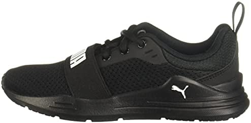 PUMA unisex child Wired Run Sneaker, Black/White, 13 Little Kid US | Image 7