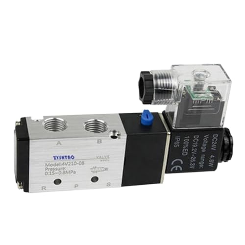 Electrovanne pneumatique 4V210-08 5/2 voies commande de gaz AC110V