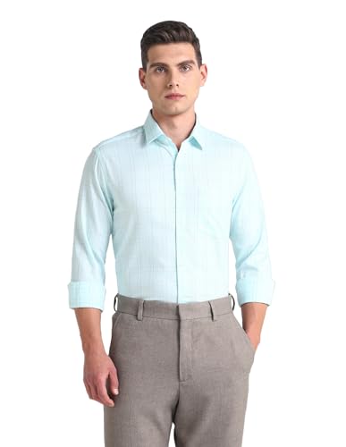 Image of Arrow Men's Checkered Slim Fit Shirt