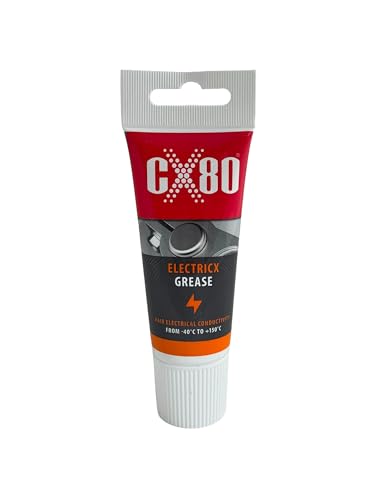 CX80 Lubricante Electricx | grasa multiusos conductora y resistente a la oxidación y a la temperatura a base sintética | para conexiones eléctricas, abrazaderas, estatores de motor, polos de batería