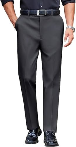 Image of CB-COLEBROOK Luxury PV Stretchable Classic Casual Pants for Men | Stylish Ankle Fit Men's Wear Premium Trousers for Office or Party | Mens Fashion Dress Trouser with 4 Pockets & Suit Pant's