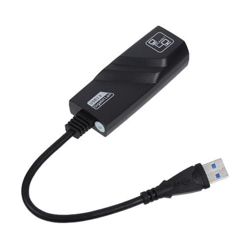 NUOBESTY 1000m USB to Ethernet Adapter Driverless Network Accessory for Laptop Sleek Design Play Functionality Compatible Devices
