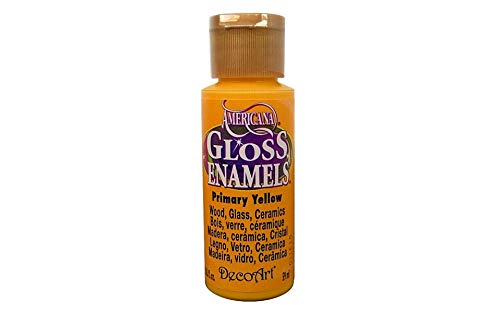 Americana Gloss Enamels Acrylic Paint 2Oz-Primary