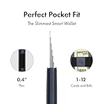 Ekster - Parliament Pop Up Wallet for Men - RFID Blocking Metal Card Holder Wallet with Push Button and Card Ejection - Minimalist Leather Tactical Daily Carry Parliament - Easy Access, Steel Blue - Image 5