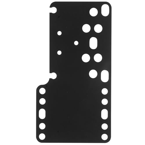 CONGARTENO Adaptador para Freno de Mano Simulador de Carreras, Placa con Múltiples Orificios, Accesorio Repuesto Compatible, Montaje Fácil para Joystick y Palanca, Accesorio Simulación