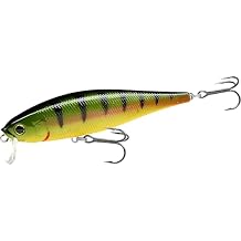 مؤشر LUCKY CRAFT 100SSR، Jerkbait جنبًا إلى جنب، طعم صيد الأسماك المتذبذب في بحيرة المياه العذبة