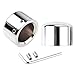 Front Axle Nut Cover Axle Caps Set Chrome Compatible with Harley Dyna Softail Electra Road Glide Sportster Fat Boy Forty Eight Heritage Softail Road Kings Street Glides Iron 883