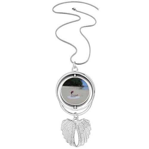 Collier ailes d'ange raffiné au motif récif, l'éclat du fait main