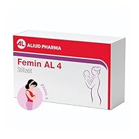 Femin AL 4 Stillzeit: Nahrungsergänzungsmittel für stillende Mama und Baby - L-Methylfolat/Folsäure & DHA Plus Vitamine & Mineralstoffe, unterstützt Blutbildung & Immunsystem, 90 Kapseln