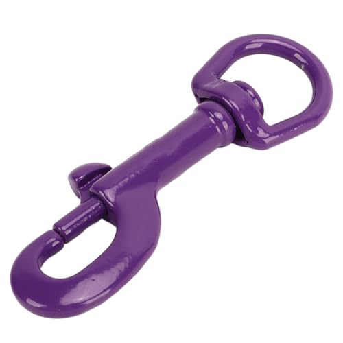 3.5 Inch Round Eye Bolt Snap Hooks, Stainless Steel Flag Clips, 90mm 316 Stainless Steel Eye Bolt Snap Hooks for Diving Marine Rigging Key Chain ()