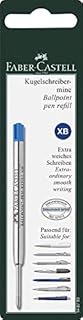Faber-Castell 148793 wkład do długopisu, wkład XB, niebieski (5 x niebieski)