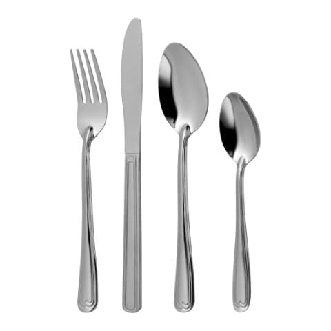 Premier Housewares 16-Piece Stainless Steel Cutlery Set Cover