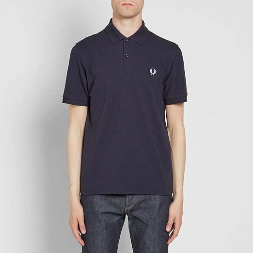 Fred Perry Reissues Original UK Plain Polo Navy Ice, blu, 46