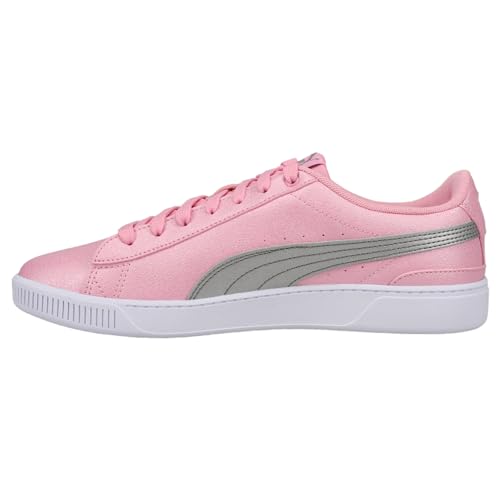 PUMA Kids Girls Vikky V3 Glitz Glitter Lace Up Sneakers Shoes Casual - Pink3
