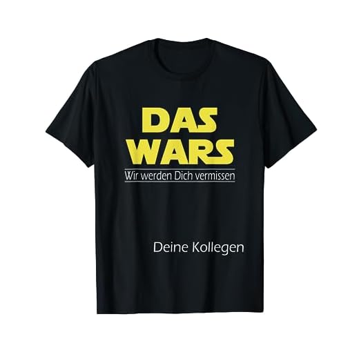 Abschied Kollege | DAS WARS | Abschiedsgeschenk Rente T-Shirt