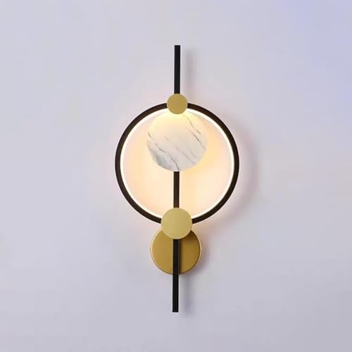 Applique murale LED ronde 15W graduable luminaire intérieur salon fer