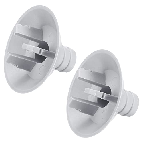 sourcing map Air Conditioner Drain Hose Connector 25mm Tube Straight Fitting Replacement Part Accessories for Mini-Split Window AC, Grey Pack of 2