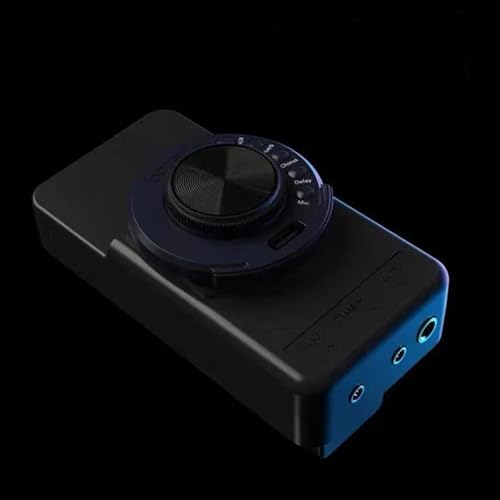 Guitar Pickup Guitar Resonance Pickup With Piezo & Microphone Built-in Chorus Delay Reverb Effect Acoustic Guitar Pickup(Round)