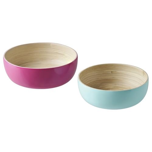 Amazon.co.jp: IKEA イケア サービングボウル2点セット 竹