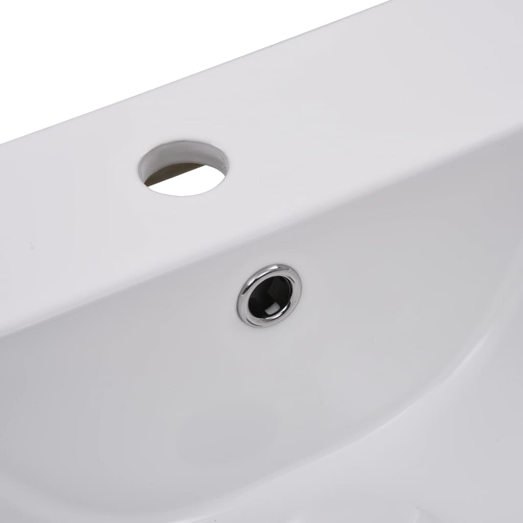 Genérico Lavabo encastrado de cerámica 42x39x18 cm,Bricolaje,Fontanería,Piezas para fontanería,Lavabos y fregaderos,Lavabos,145060
