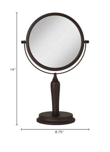 Espejo de Maquillaje Zadro Redondo 14" x 8.75" miniatura 5